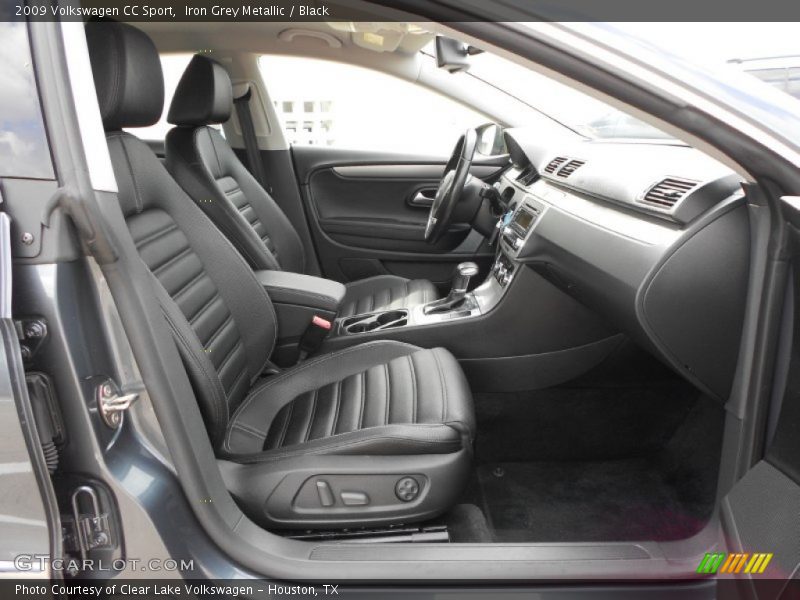 Iron Grey Metallic / Black 2009 Volkswagen CC Sport