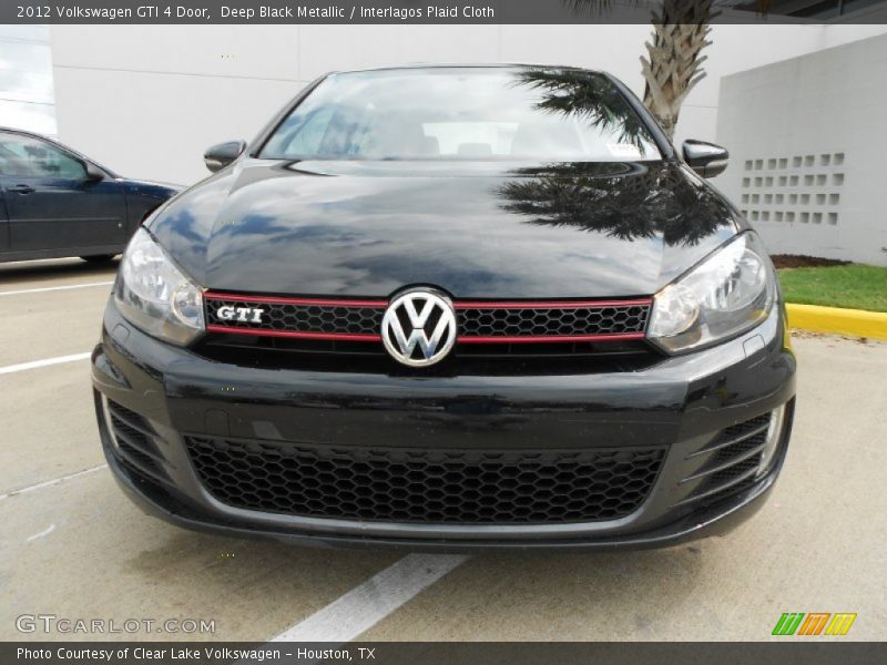 Deep Black Metallic / Interlagos Plaid Cloth 2012 Volkswagen GTI 4 Door