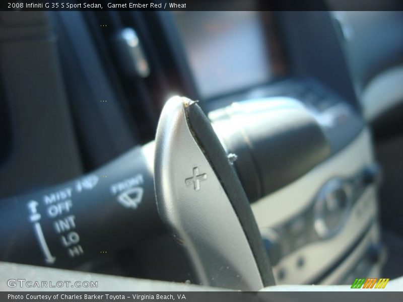 Garnet Ember Red / Wheat 2008 Infiniti G 35 S Sport Sedan