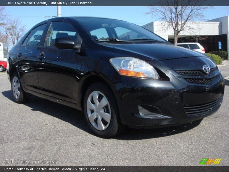 Flint Mica / Dark Charcoal 2007 Toyota Yaris Sedan