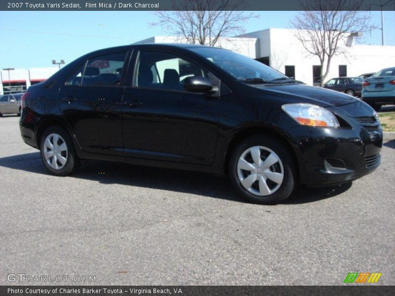 Flint Mica / Dark Charcoal 2007 Toyota Yaris Sedan