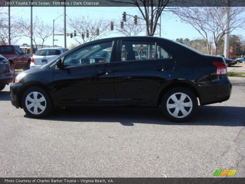Flint Mica / Dark Charcoal 2007 Toyota Yaris Sedan
