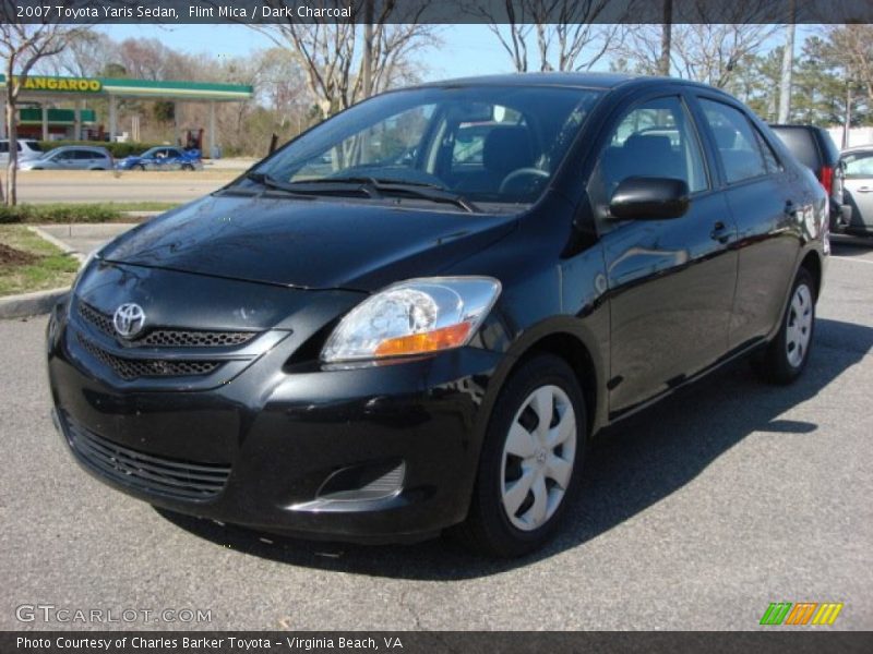 Flint Mica / Dark Charcoal 2007 Toyota Yaris Sedan