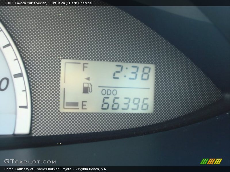 Flint Mica / Dark Charcoal 2007 Toyota Yaris Sedan