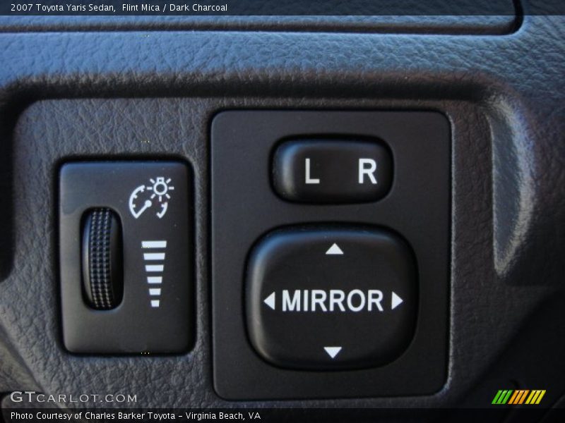 Flint Mica / Dark Charcoal 2007 Toyota Yaris Sedan