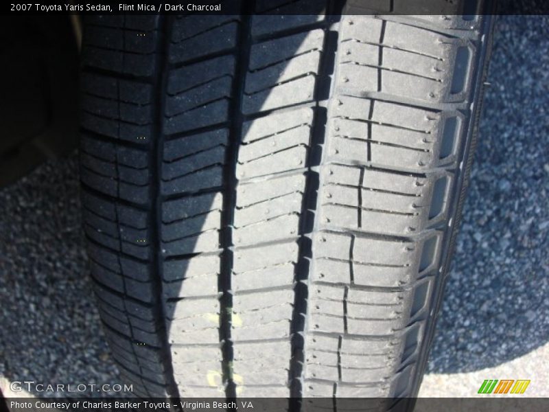 Flint Mica / Dark Charcoal 2007 Toyota Yaris Sedan