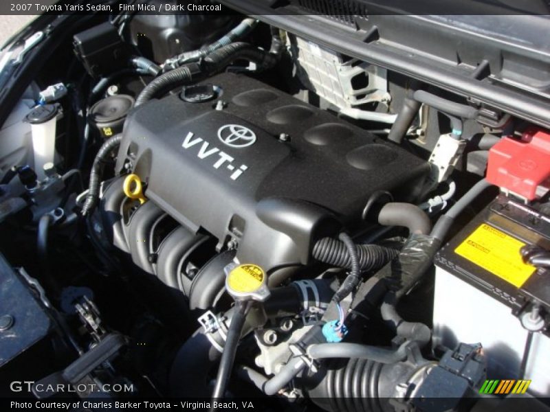 Flint Mica / Dark Charcoal 2007 Toyota Yaris Sedan