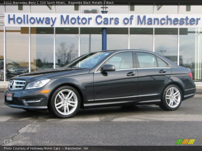 Magnetite Black Metallic / Black 2012 Mercedes-Benz C 300 Sport 4Matic
