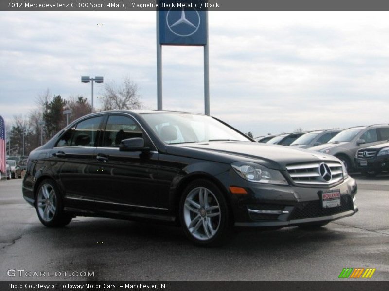 Magnetite Black Metallic / Black 2012 Mercedes-Benz C 300 Sport 4Matic