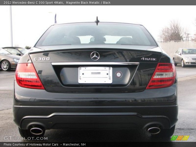 Magnetite Black Metallic / Black 2012 Mercedes-Benz C 300 Sport 4Matic