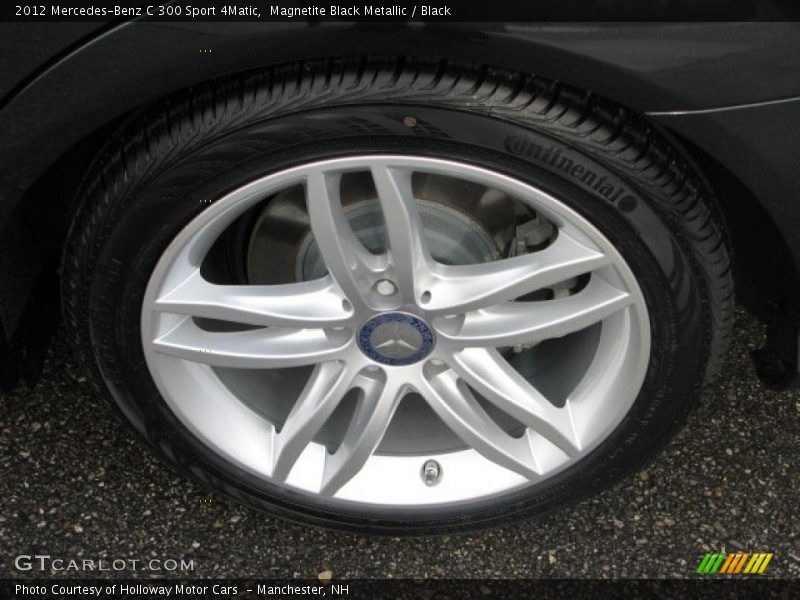 Magnetite Black Metallic / Black 2012 Mercedes-Benz C 300 Sport 4Matic