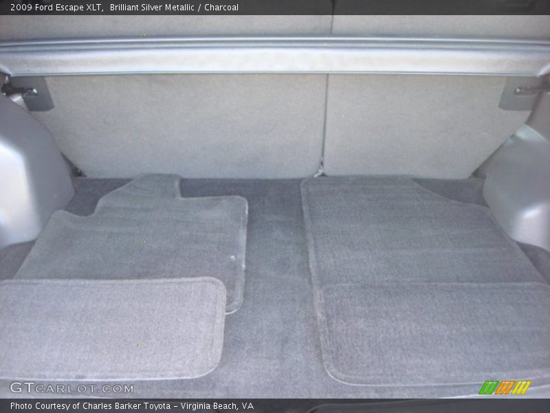 Brilliant Silver Metallic / Charcoal 2009 Ford Escape XLT