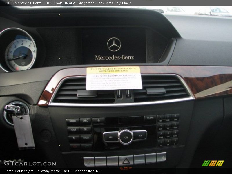 Magnetite Black Metallic / Black 2012 Mercedes-Benz C 300 Sport 4Matic