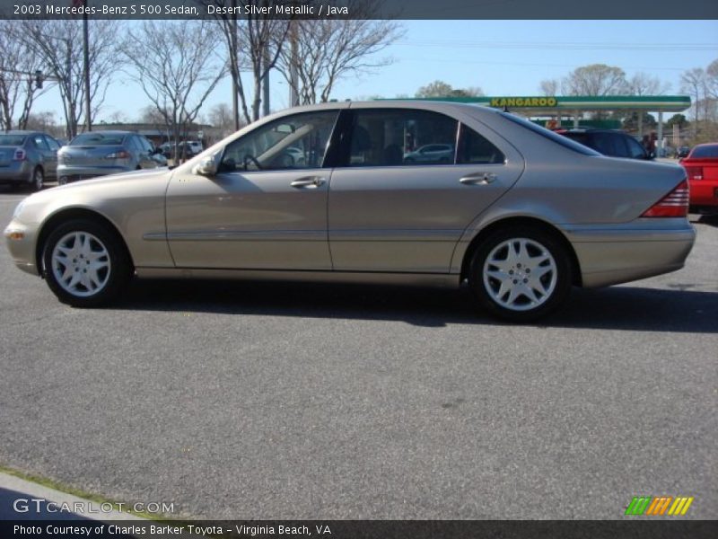 Desert Silver Metallic / Java 2003 Mercedes-Benz S 500 Sedan