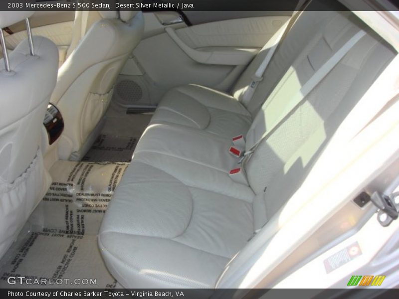 Desert Silver Metallic / Java 2003 Mercedes-Benz S 500 Sedan