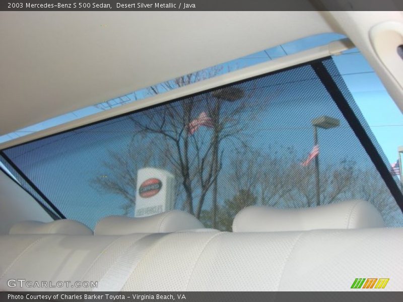 Desert Silver Metallic / Java 2003 Mercedes-Benz S 500 Sedan