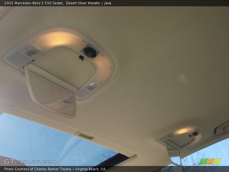Desert Silver Metallic / Java 2003 Mercedes-Benz S 500 Sedan