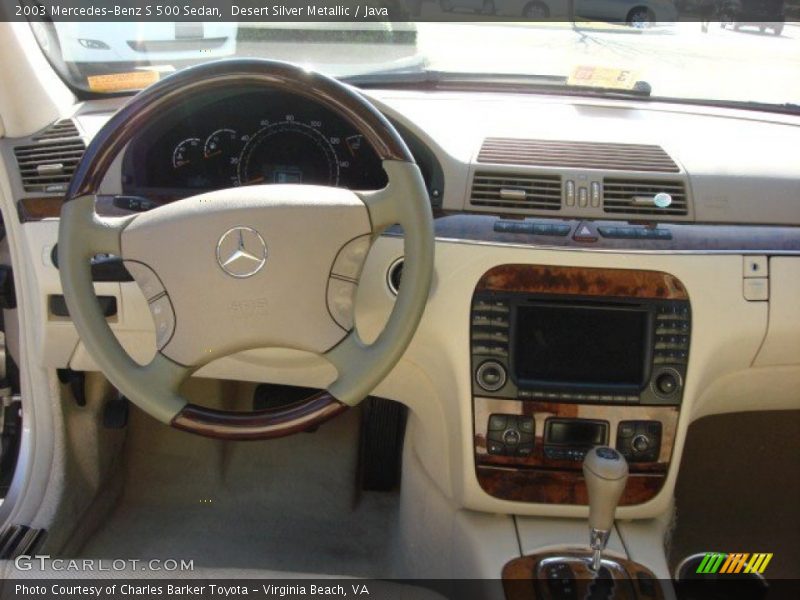 Desert Silver Metallic / Java 2003 Mercedes-Benz S 500 Sedan