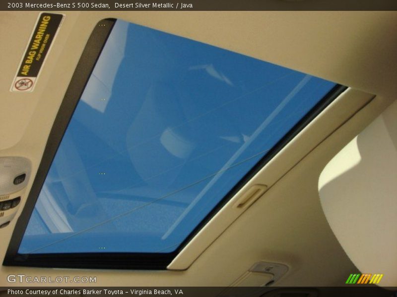 Desert Silver Metallic / Java 2003 Mercedes-Benz S 500 Sedan