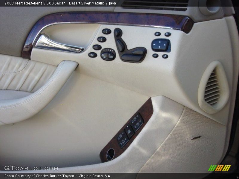 Desert Silver Metallic / Java 2003 Mercedes-Benz S 500 Sedan