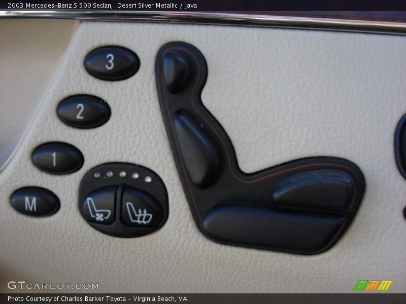 Desert Silver Metallic / Java 2003 Mercedes-Benz S 500 Sedan