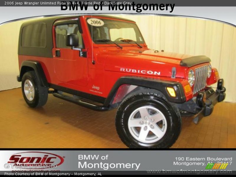 Flame Red / Dark Slate Gray 2006 Jeep Wrangler Unlimited Rubicon 4x4