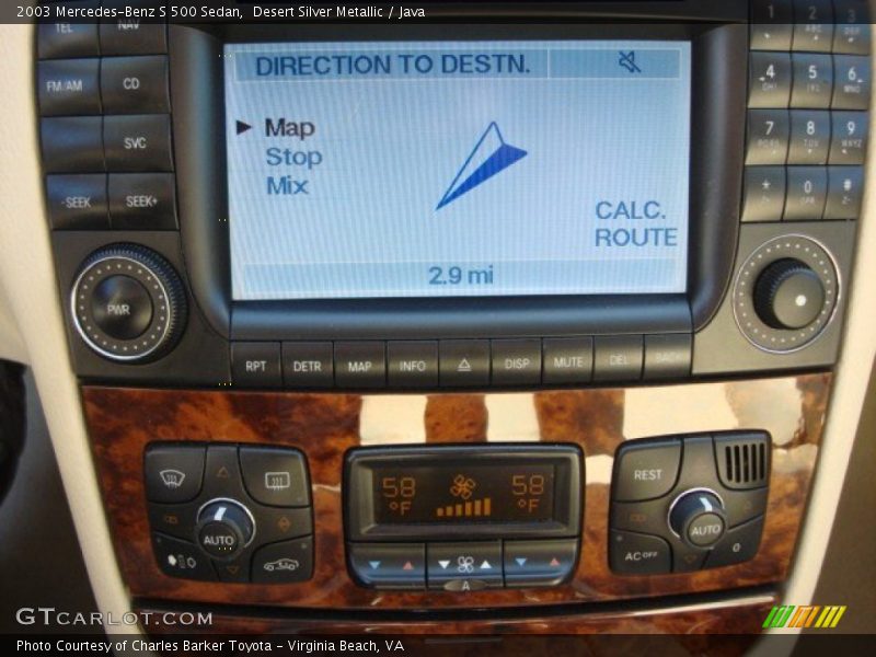 Desert Silver Metallic / Java 2003 Mercedes-Benz S 500 Sedan