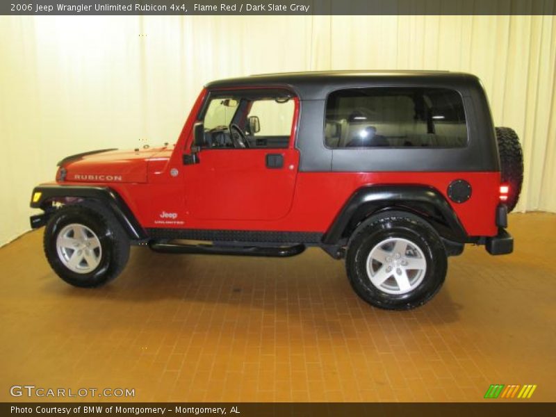 Flame Red / Dark Slate Gray 2006 Jeep Wrangler Unlimited Rubicon 4x4