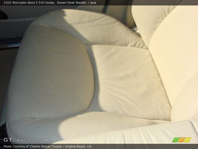 Desert Silver Metallic / Java 2003 Mercedes-Benz S 500 Sedan