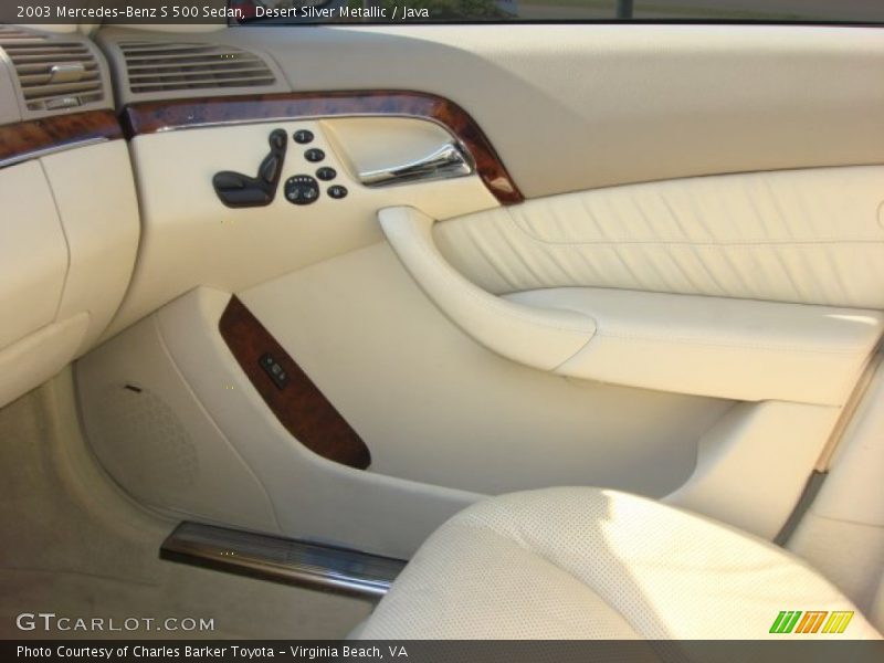 Desert Silver Metallic / Java 2003 Mercedes-Benz S 500 Sedan