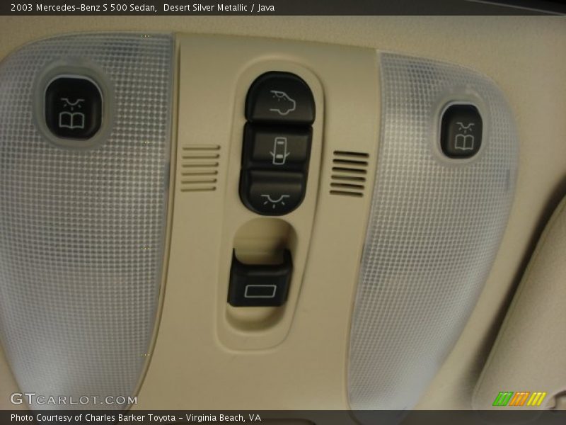 Desert Silver Metallic / Java 2003 Mercedes-Benz S 500 Sedan