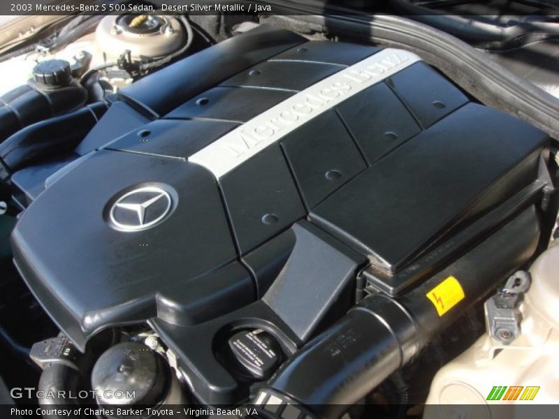 Desert Silver Metallic / Java 2003 Mercedes-Benz S 500 Sedan