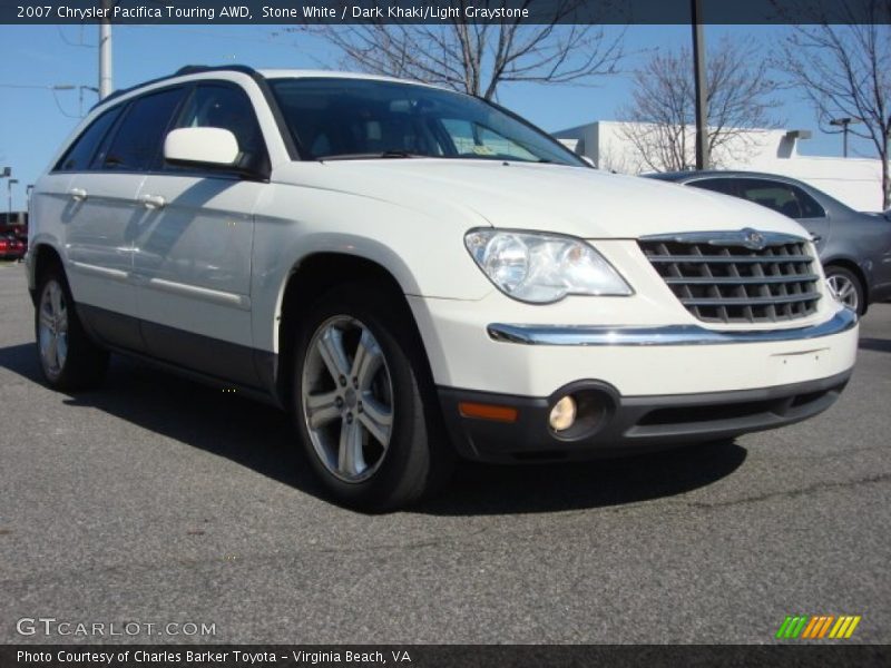 Stone White / Dark Khaki/Light Graystone 2007 Chrysler Pacifica Touring AWD