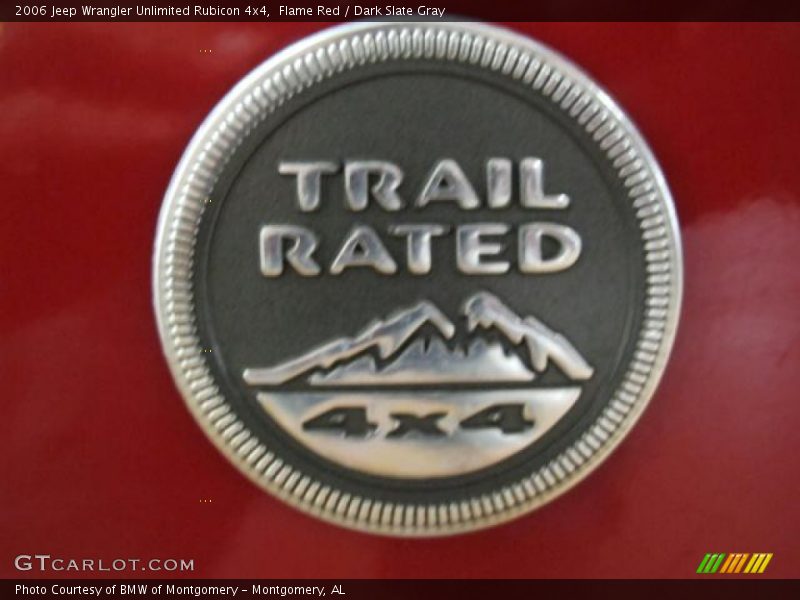 Flame Red / Dark Slate Gray 2006 Jeep Wrangler Unlimited Rubicon 4x4