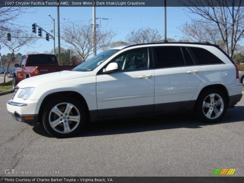 Stone White / Dark Khaki/Light Graystone 2007 Chrysler Pacifica Touring AWD