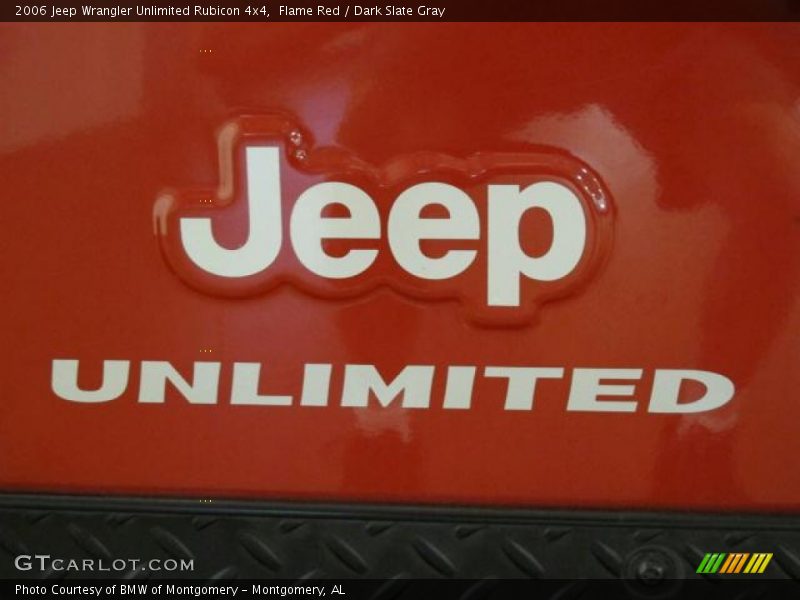 Flame Red / Dark Slate Gray 2006 Jeep Wrangler Unlimited Rubicon 4x4