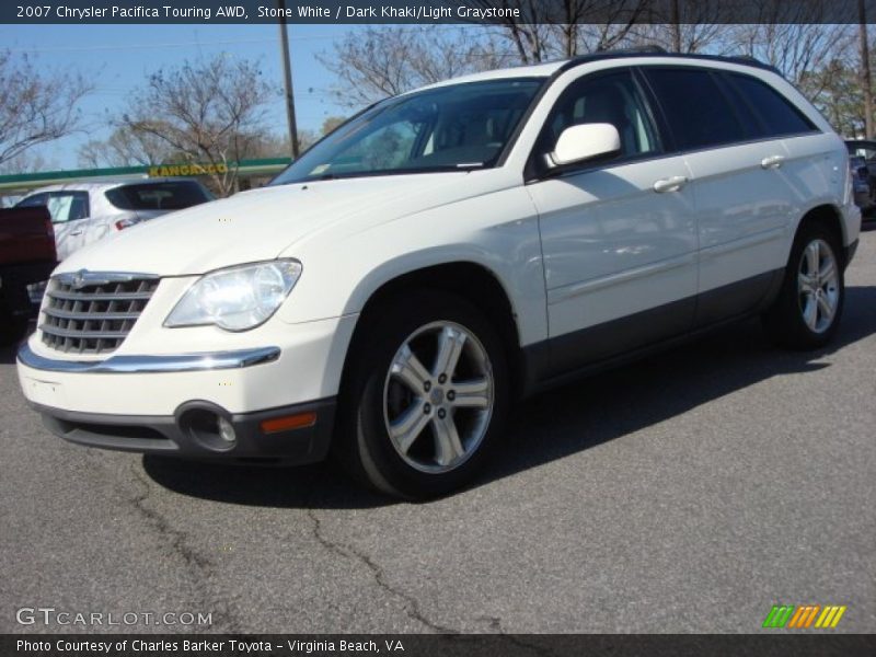 Stone White / Dark Khaki/Light Graystone 2007 Chrysler Pacifica Touring AWD