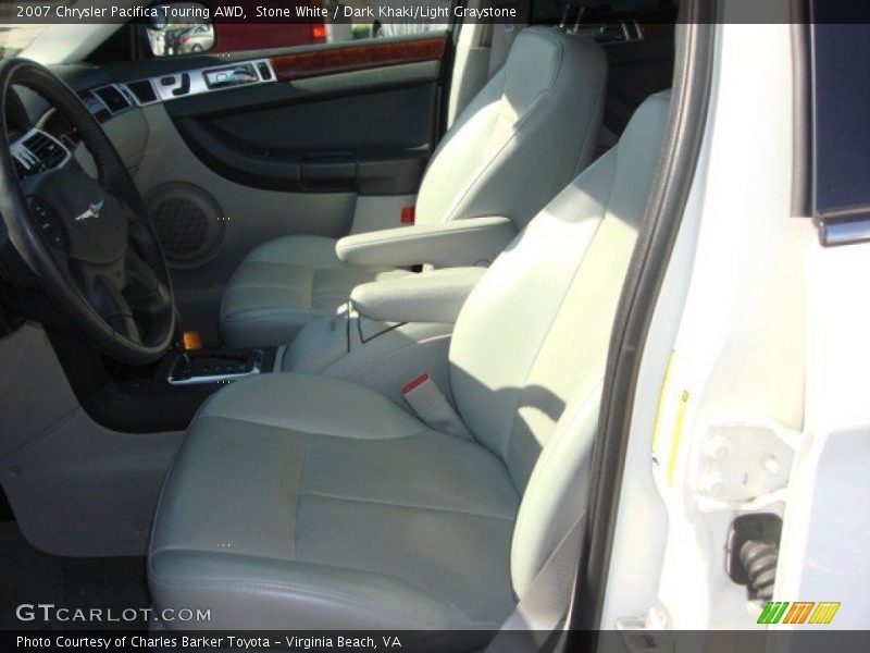 Stone White / Dark Khaki/Light Graystone 2007 Chrysler Pacifica Touring AWD