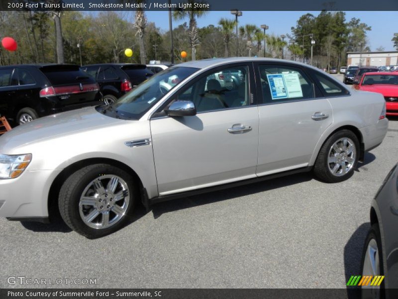 Smokestone Metallic / Medium Light Stone 2009 Ford Taurus Limited