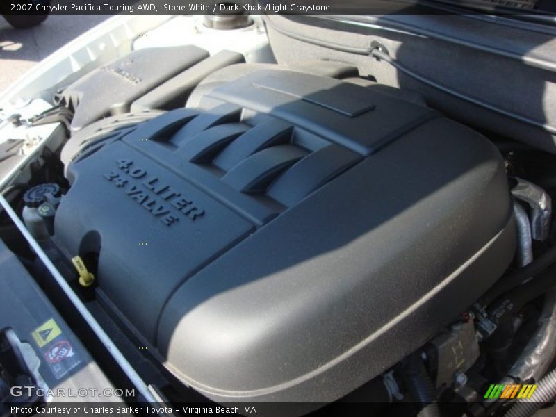 Stone White / Dark Khaki/Light Graystone 2007 Chrysler Pacifica Touring AWD