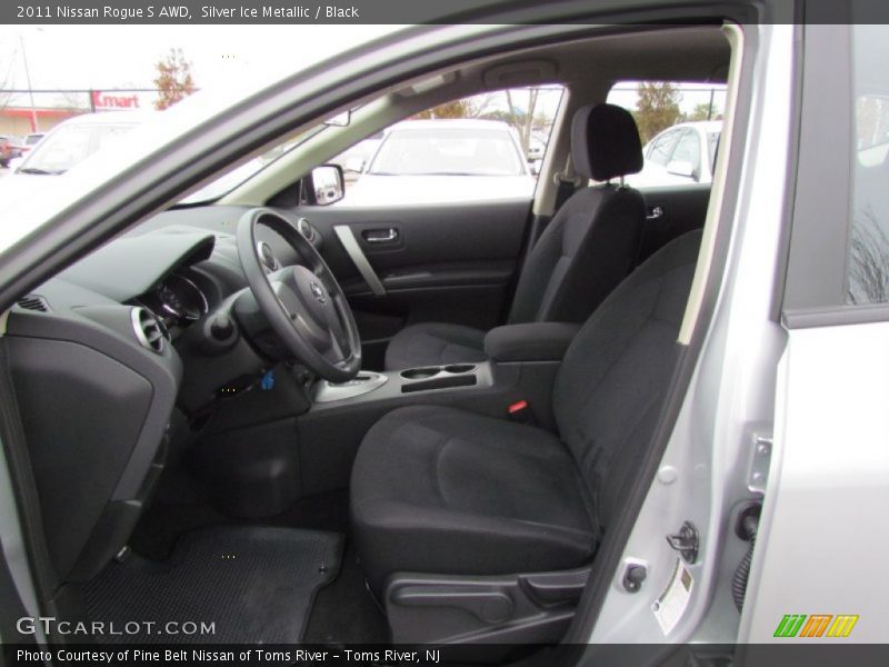 Silver Ice Metallic / Black 2011 Nissan Rogue S AWD