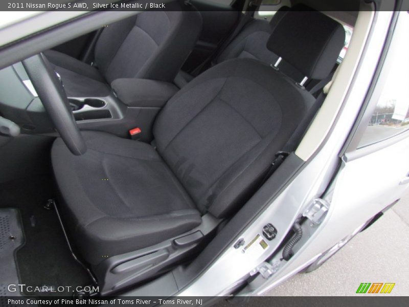 Silver Ice Metallic / Black 2011 Nissan Rogue S AWD