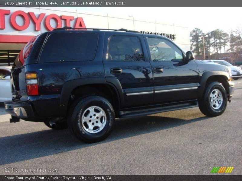 Bermuda Blue Metallic / Tan/Neutral 2005 Chevrolet Tahoe LS 4x4