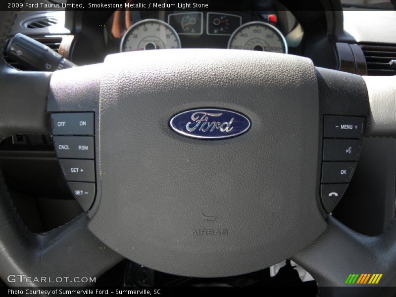 Smokestone Metallic / Medium Light Stone 2009 Ford Taurus Limited