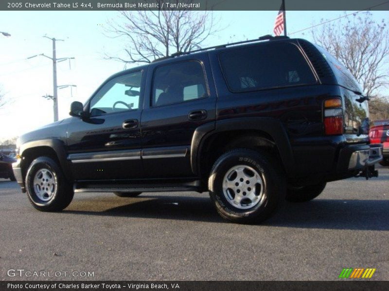 Bermuda Blue Metallic / Tan/Neutral 2005 Chevrolet Tahoe LS 4x4