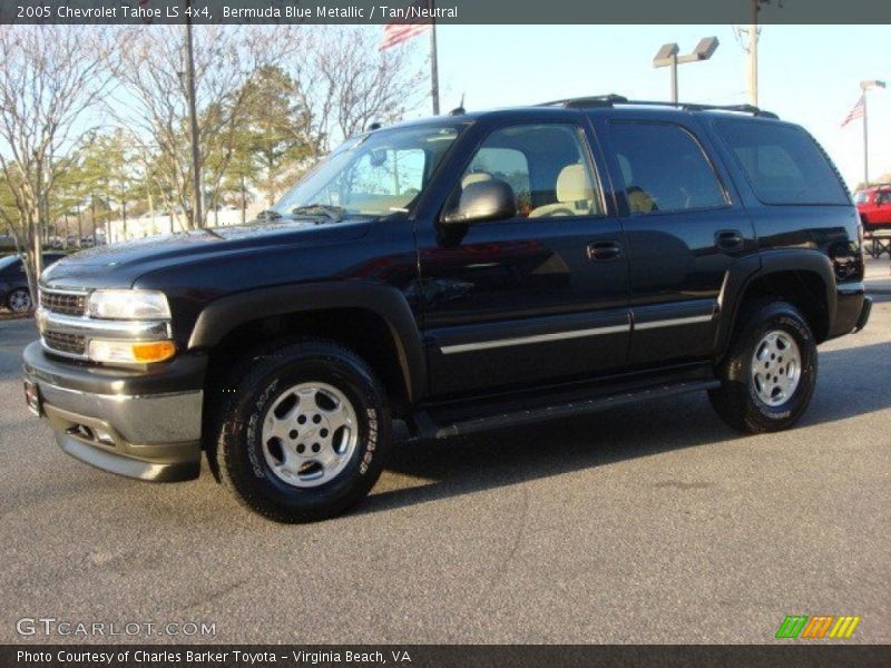 Bermuda Blue Metallic / Tan/Neutral 2005 Chevrolet Tahoe LS 4x4