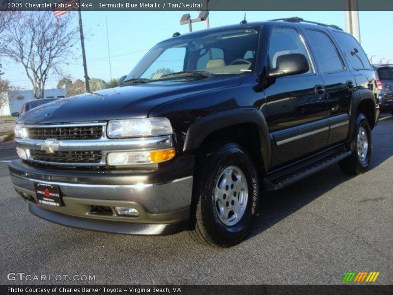 Bermuda Blue Metallic / Tan/Neutral 2005 Chevrolet Tahoe LS 4x4