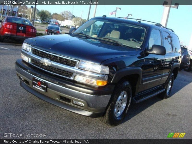 Bermuda Blue Metallic / Tan/Neutral 2005 Chevrolet Tahoe LS 4x4