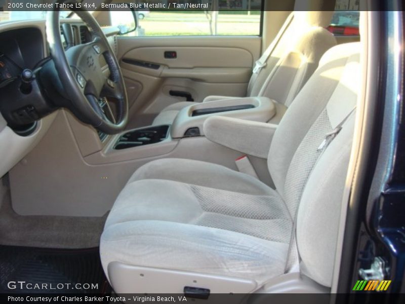 Bermuda Blue Metallic / Tan/Neutral 2005 Chevrolet Tahoe LS 4x4