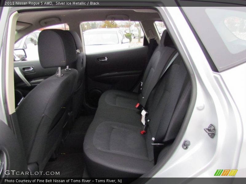 Silver Ice Metallic / Black 2011 Nissan Rogue S AWD